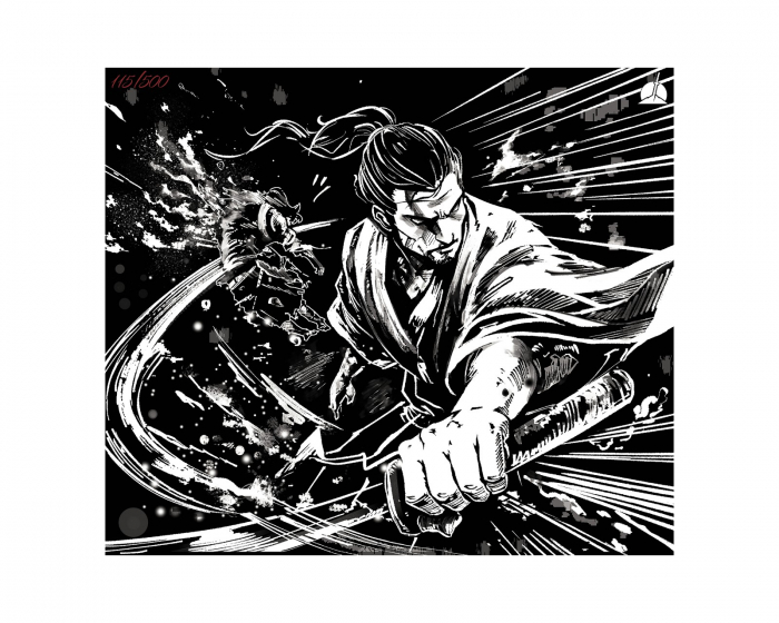 Musashi Wind - Gaming-musemåtte i Glas - Limited Edition