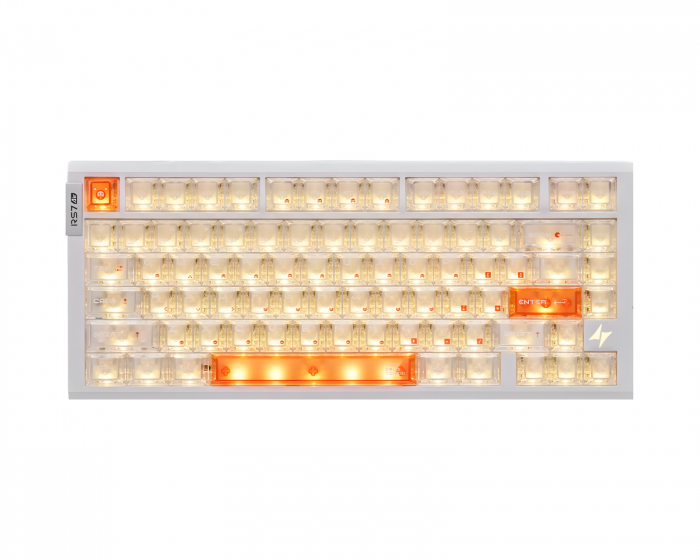 ATK RS7 Air HE Tastatur ISO Nordic [Iceblade] - Hvid
