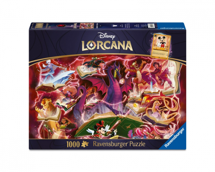 Disney Lorcana TCG Glimmers of the Realm: Ruby 1000p - Puslespil