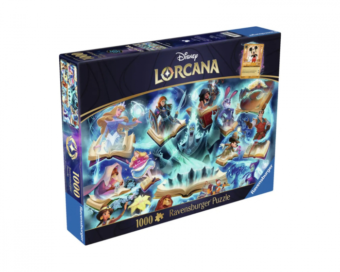 Disney Lorcana TCG Glimmers of the Realm: Sapphire 1000p - Puslespil