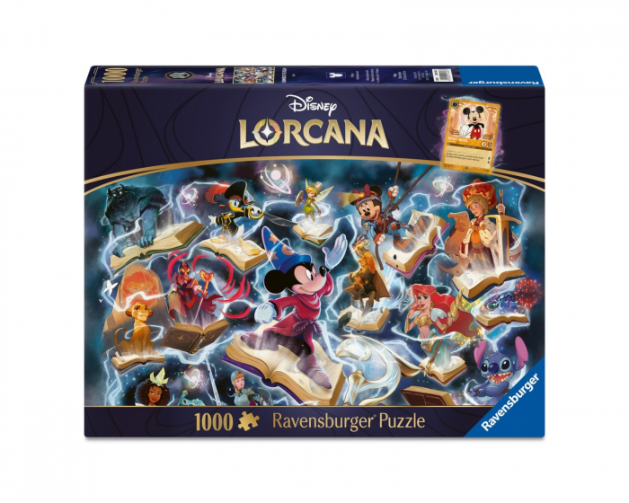 Disney Lorcana TCG Glimmers of the Realm: Steel 1000p - Puslespil