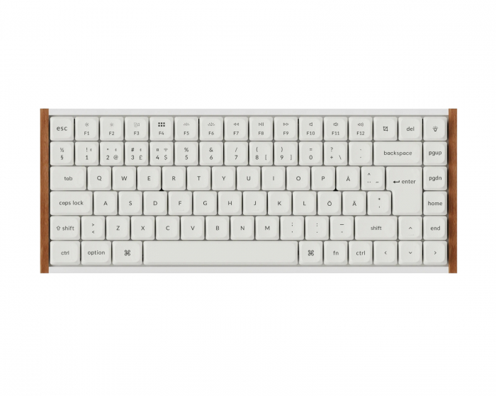 Keychron K3 Ultra SE 75% 8K Trådløst Tastatur - Wood White [Milk POM Brown]