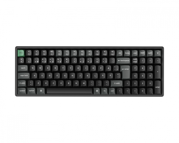 Keychron K4 Ultra 96% 8K Trådløst Tastatur - Sort [Keychron Apex Red]