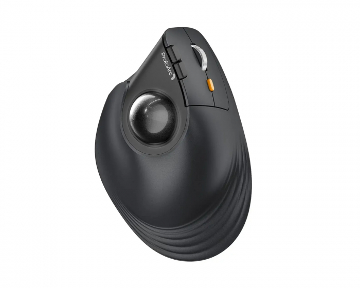 ProtoArc EM05 NL Vertikal Trådløs Trackball Mus - Sort