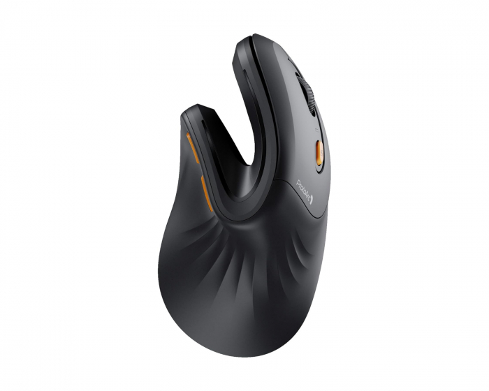 ProtoArc EM11 NL Ergonomisk Vertikal Mus - Sort/Orange