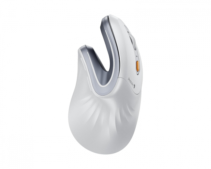 ProtoArc EM11 NL Ergonomisk Vertikal Mus - Hvid