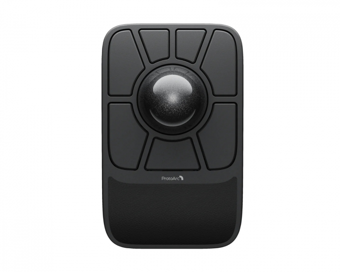 ProtoArc EM06 Tilpasningsbar Trackball Mus - Sort