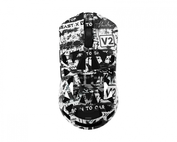 WLMouse Beast X Mini V2 Trådløs Gamingmus - Graffiti