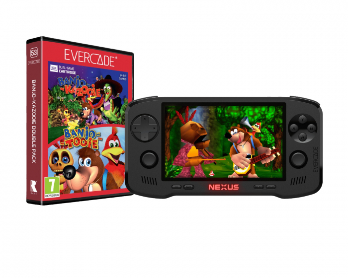 Evercade Nexus og Banjo-Kazooie Double Pack Console