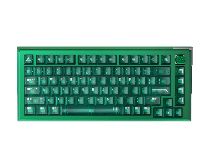 DrunkDeer A75Ultra - 75% Magnetisk ANSI-tastatur [QIAN] - Emerald Green