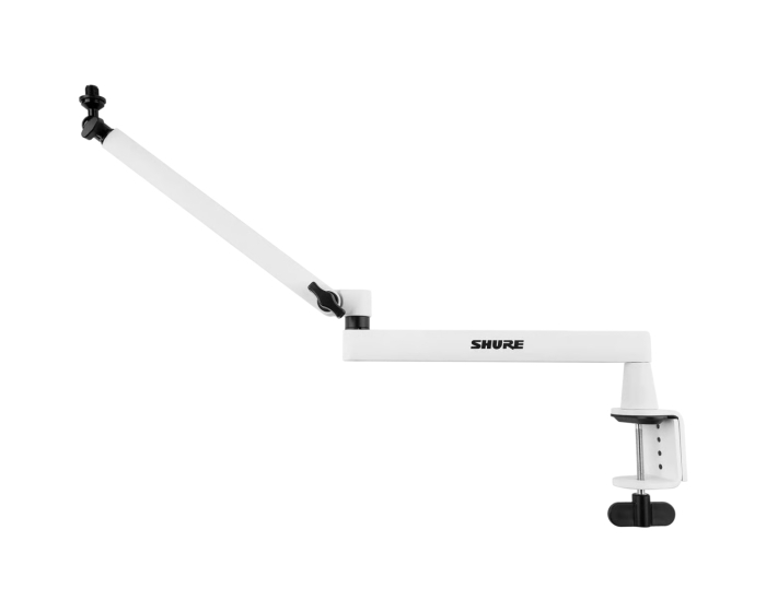 Shure by Gator Lavprofil Mikrofonstativ til Skrivebord - Hvid