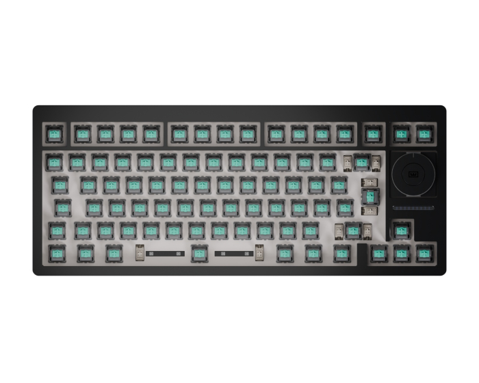 Wooting 80HE+ Tastatur - Zinc Alloy Black [Lekker Tikken] - ISO