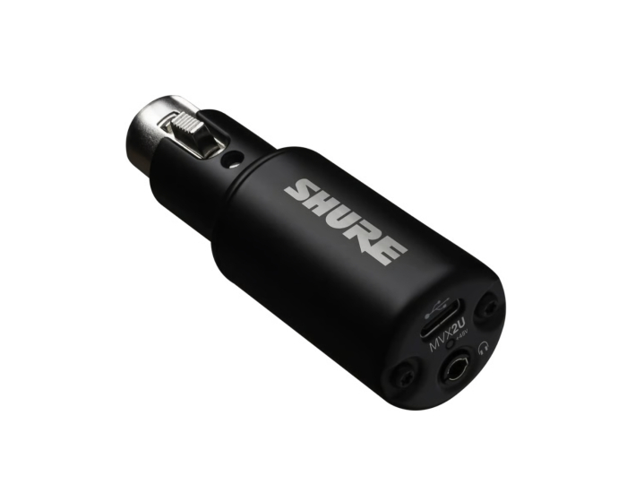Shure MVX2UG2 - Digital Audio Interface - XLR til USB-adapter Gen 2