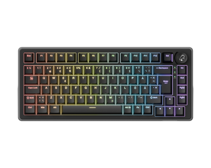 Ducky OK-HE-75 - 75% Mekanisk Tastatur - Nordisk ISO - [Haimu HE Switch]