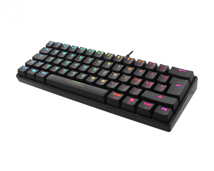 Deltaco Gaming Compact RGB Mekanisk Tastatur [Content Brown] (DEMO)