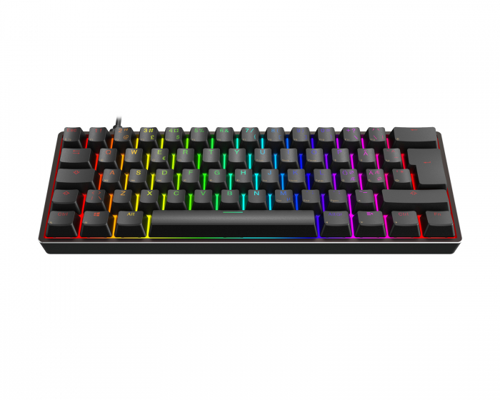 MaxMount Aeon RGB Hotswap PBT Gaming Tastatur [Gateron Optical Green] - Sort (DEMO)