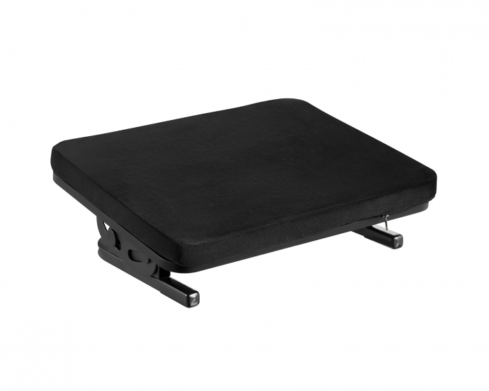 MaxMount Ergonomisk Justerbar Fodskammel - Sort (DEMO)