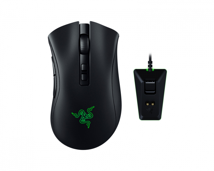 Razer DeathAdder V2 Pro & Dock Trådløs Gaming Mus - Sort (DEMO)