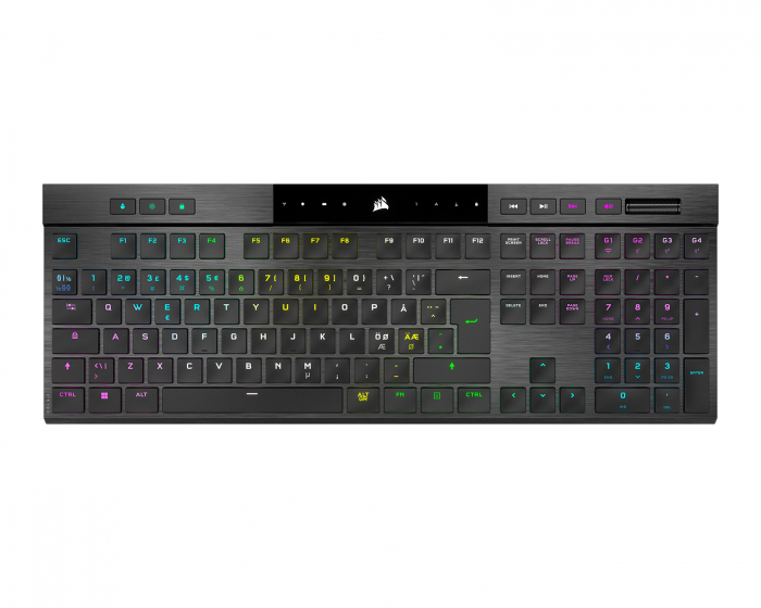 Corsair K100 AIR Wireless RGB Ultra-Thin Gaming Tastatur [MX ULP Tactile] - Sort (DEMO)