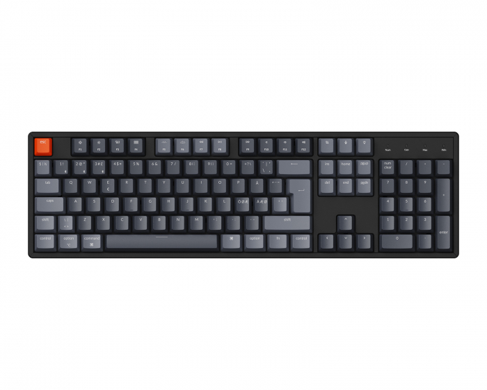 Keychron K10 RGB Full-Size Aluminium Hotswap Trådløs Tastatur [Gateron G Pro Red] (DEMO)