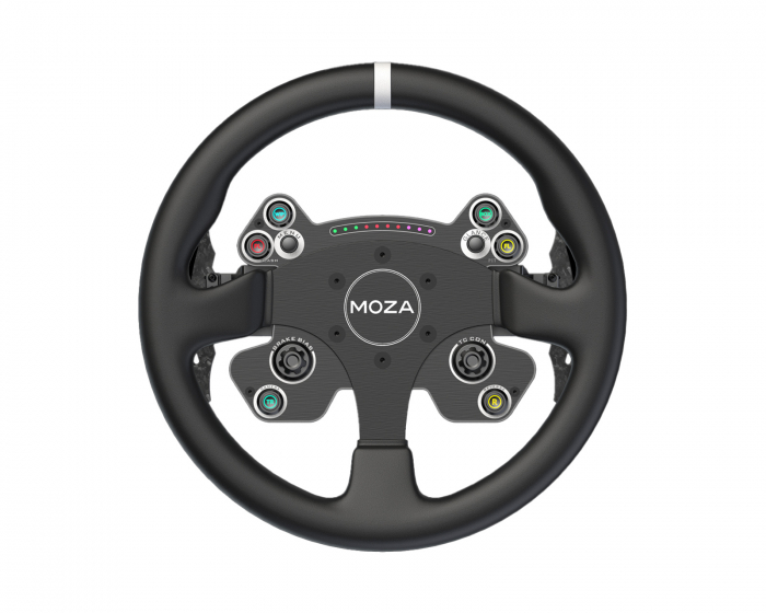 Moza Racing CS V2P Leather Steering Wheel - 33cm Rat til Racing (DEMO)