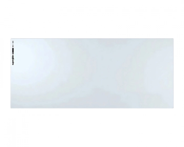 Superglide Glas Musemåtte - XXL - Hvid (DEMO)