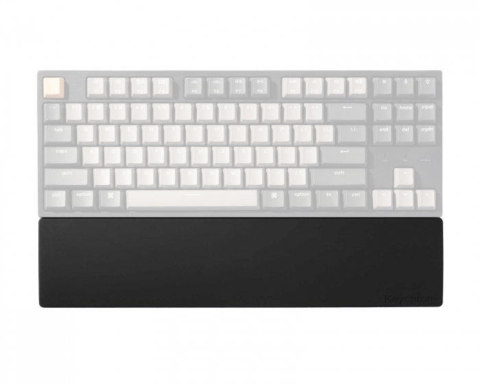 Keychron Silikone Palm Rest til K8/K8 Pro/C1/C1 Pro - Sort Håndledsstøtte (DEMO)