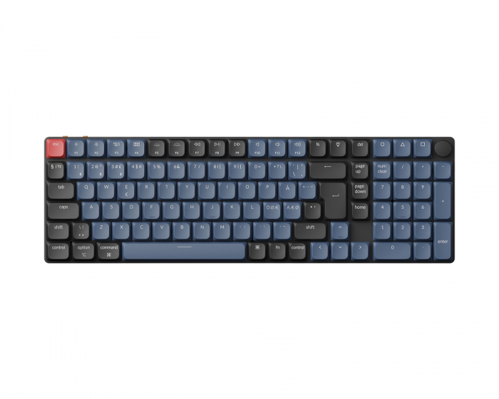 Keychron K17 Pro QMK/VIA RGB Hotswap Low Profile Tastatur [Red] (DEMO)