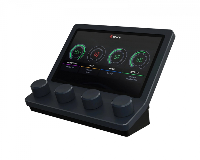 BEACN Audio Mixer til Streaming & Podcast - Sort (DEMO)
