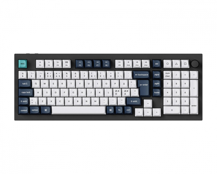Keychron Q5 Max QMK Trådløst Mekanisk Tastatur [Gateron Jupiter Banana] - ISO (DEMO)