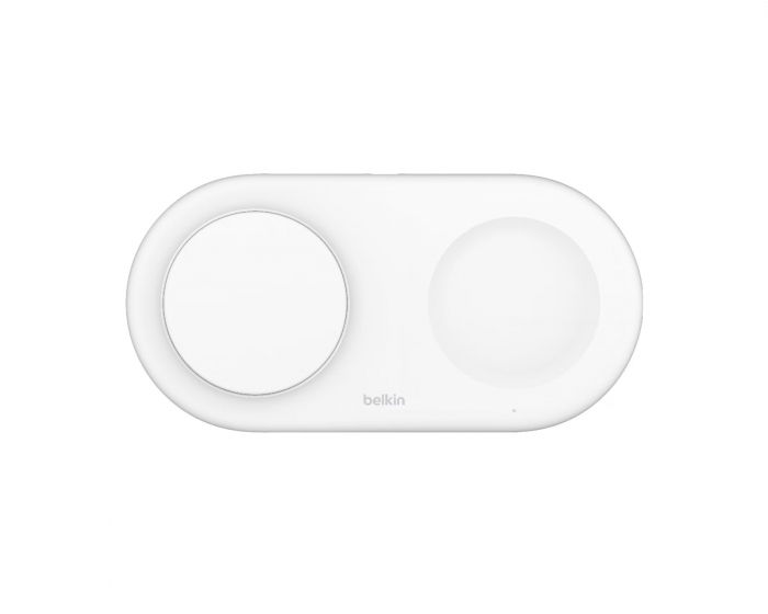Belkin Boost Charge Pro 2-in-1 Qi2 Magnetisk Ladeplade - Hvid (DEMO)