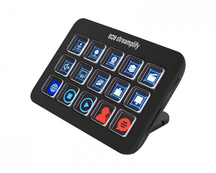 Streamplify Streaming Deck One - USB-Hub - Sort (DEMO)
