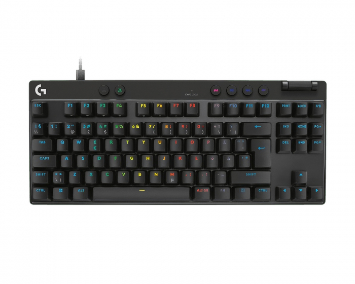 Logitech Pro X TKL Rapid Kablet Gaming Tastatur [Linear] - Sort (DEMO)