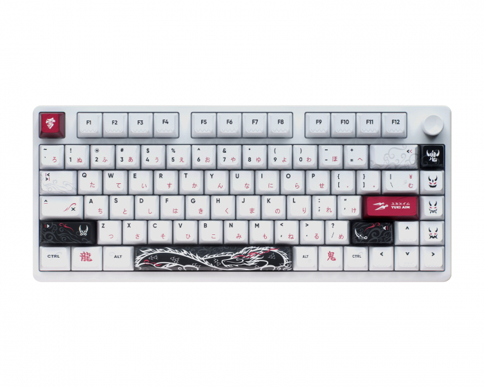 Yuki Aim x Arbiter Oni 2.0 75% Tastatur ANSI [Hall Effect] - Hiragana (DEMO)