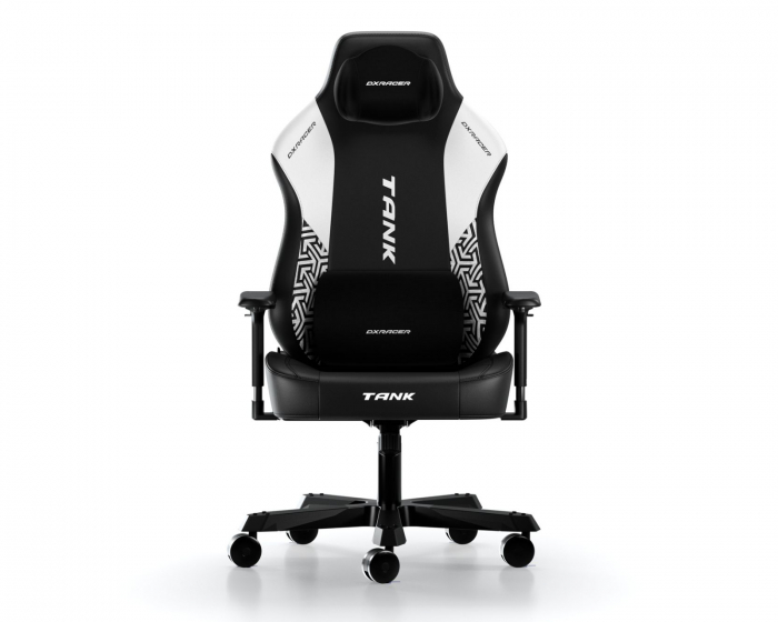 DXRacer TANK Gamingstol Sort & Hvid Rustning EPU Læder XXL (DEMO)