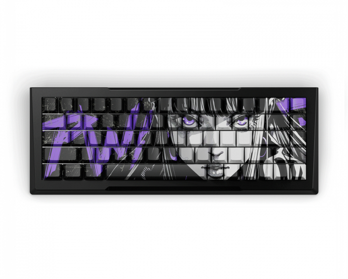 Pwnage Zenblade 65 V2 – Hall Effect Gaming Tastatur Nyomi Purple Edition ANSI – Sort (DEMO)