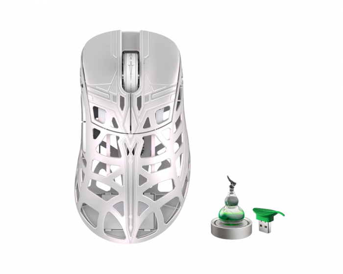 WLMouse x The Swords Magnesium Trådløs Gamingmus [OMRON] - Hvid (DEMO)