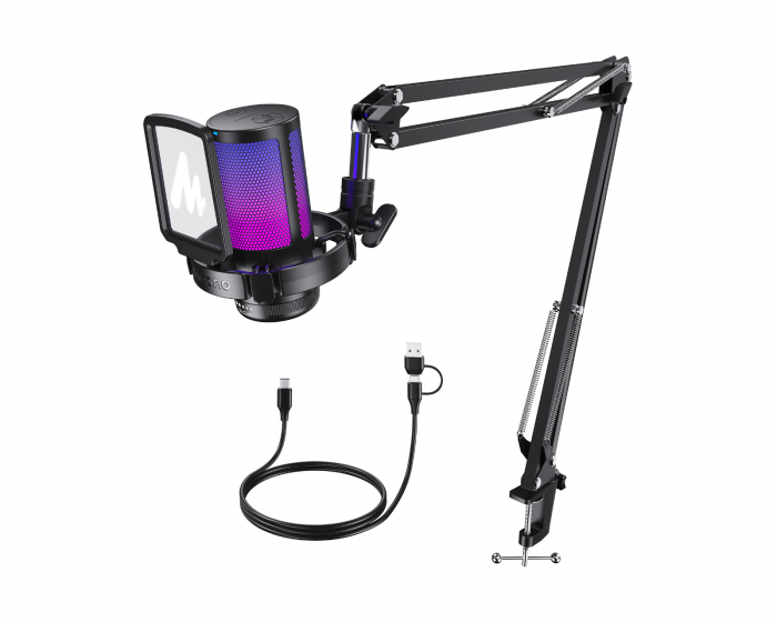 Maono DGM20S Gaming Mikrofon RGB - Sort (DEMO)