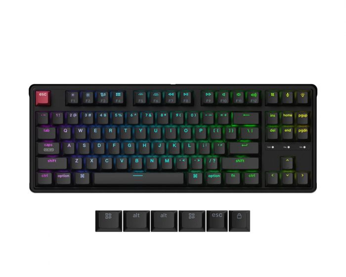 Keychron C3 Pro 8K QMK ISO Mekanisk Tastatur [K Super Red] (DEMO)