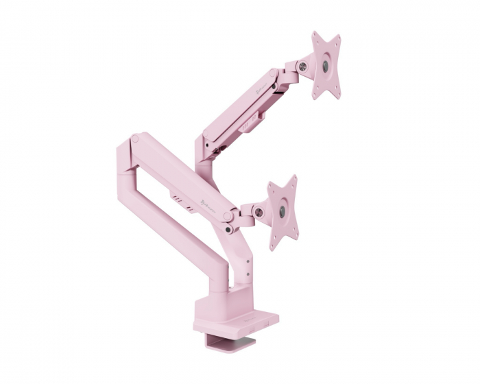 Arozzi Alzare Neo Duo Monitor Stand - Pink (DEMO)