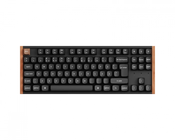 Keychron K8 HE SE Trådløst QMK Tastatur [Gateron 2.0 Purple Magnetic Switch] - Wood Black (DEMO)