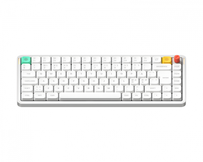 NuPhy Air75 V3 Trådløst Tastatur – Nova White [Red Nano Switch] (DEMO)