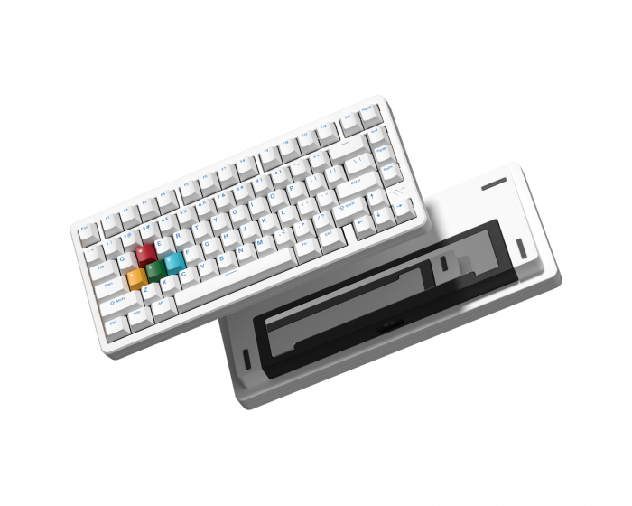 Womier Keyboard SK75 TMR/HE Trådløst Tastatur - Hvid (DEMO)