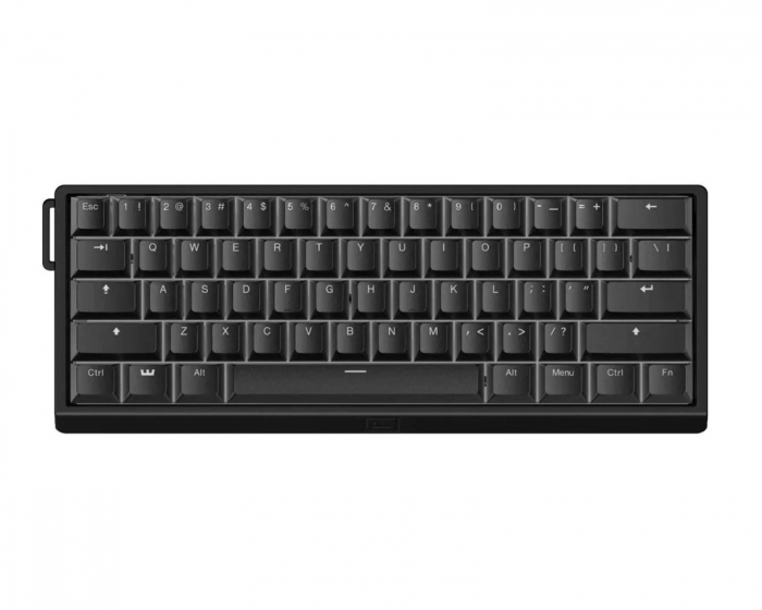 Wooting 60HE V2 Tastatur - ANSI Non Split Spacebar - Black Aluminum (DEMO)