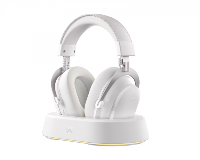 MCHOSE V9 Turbo Trådløst Headset - Icy White (DEMO)