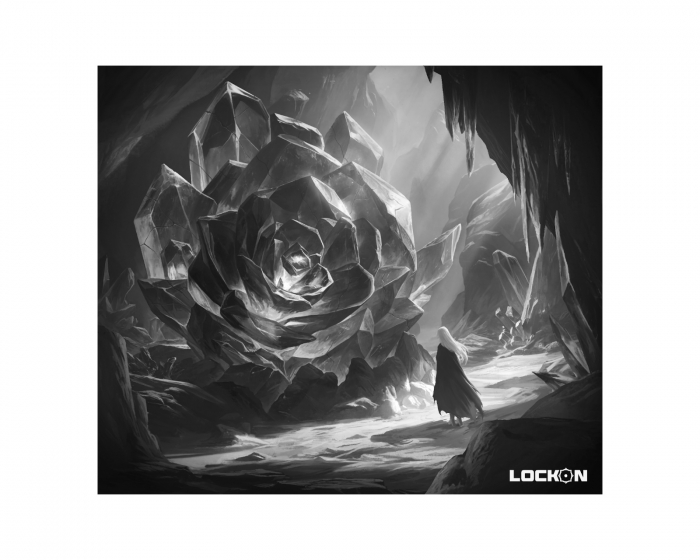 LockOn Odyssey Glas Musemåtte - Sort & Hvid - Limited Edition (DEMO)