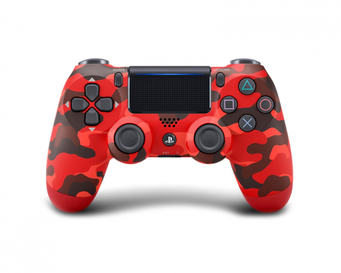Sony Dualshock 4 Trådløs PS4 Controller v2 - Red Camouflage (Refurbished)