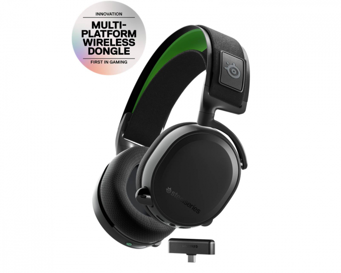 SteelSeries Arctis 7X+ Trådløst Headset - Sort (Refurbished)