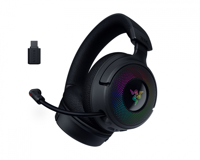 Razer Kraken V4 Trådløs Gaming Headset - Sort (Refurbished)