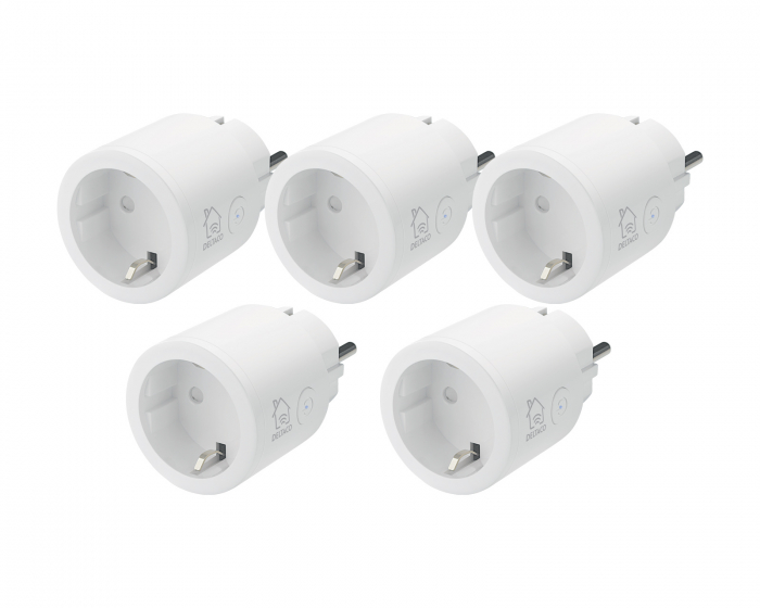 Deltaco Smart Home 5 pakke Smart Plug WiFi 